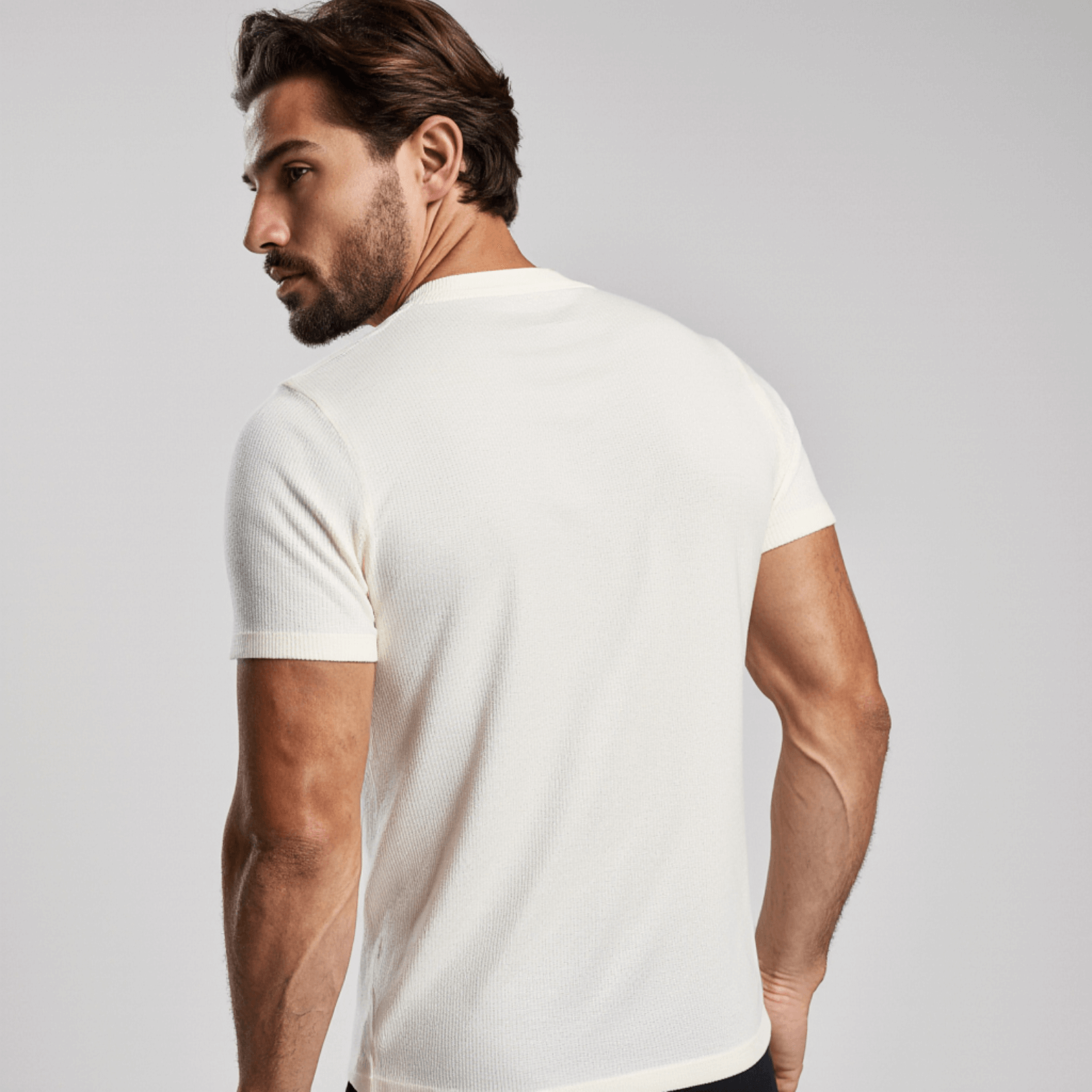 Camiseta Ribbed Crochet