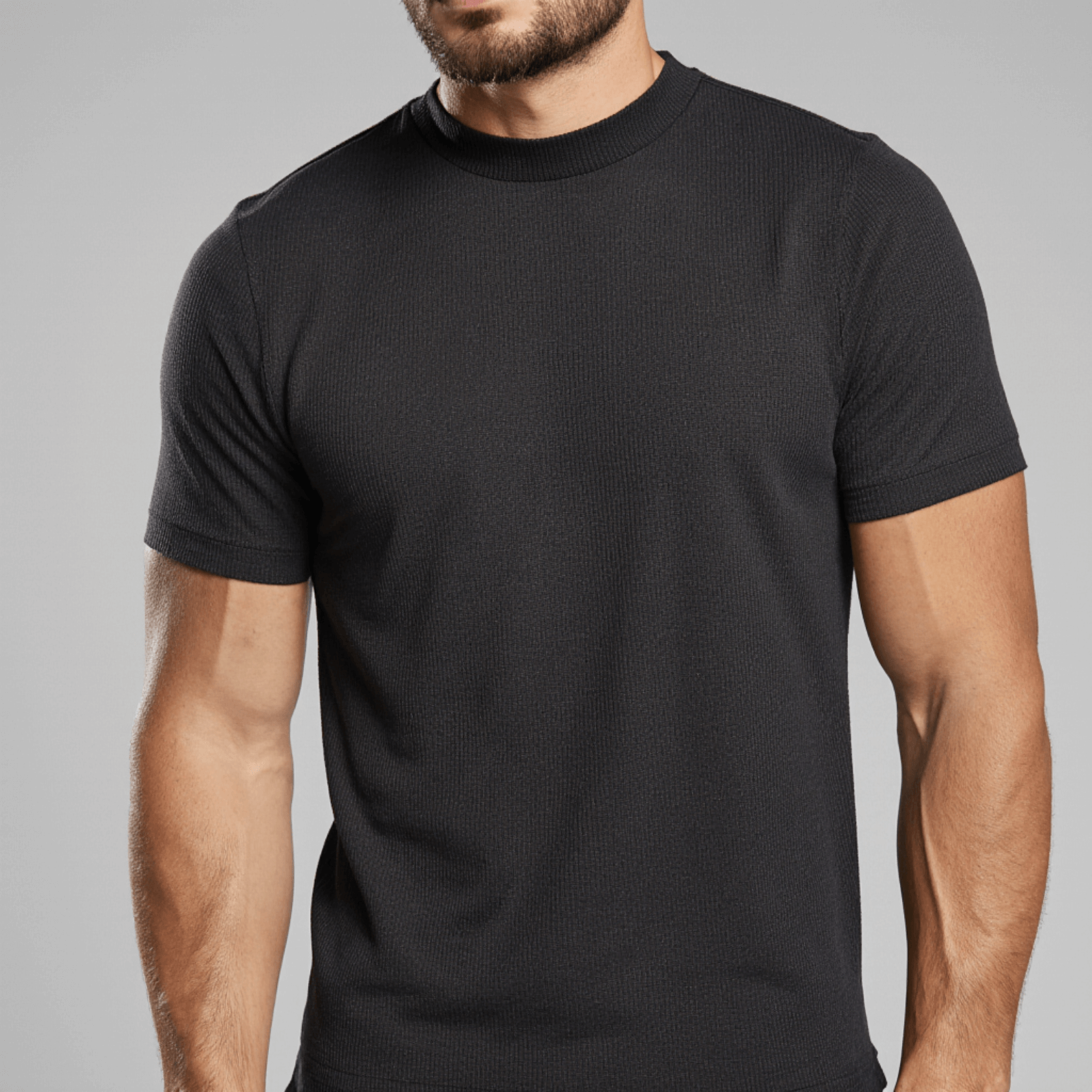 Camiseta Ribbed Crochet