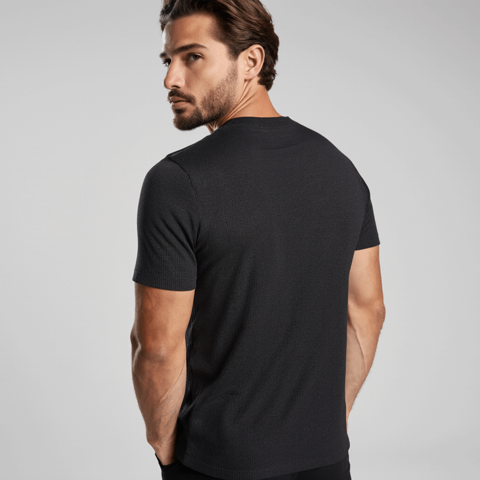 Camiseta Ribbed Crochet